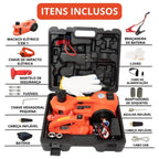 (KIT DE EMERGÊNCIA) Macaco Hidráulico Elétrico 5 em 1